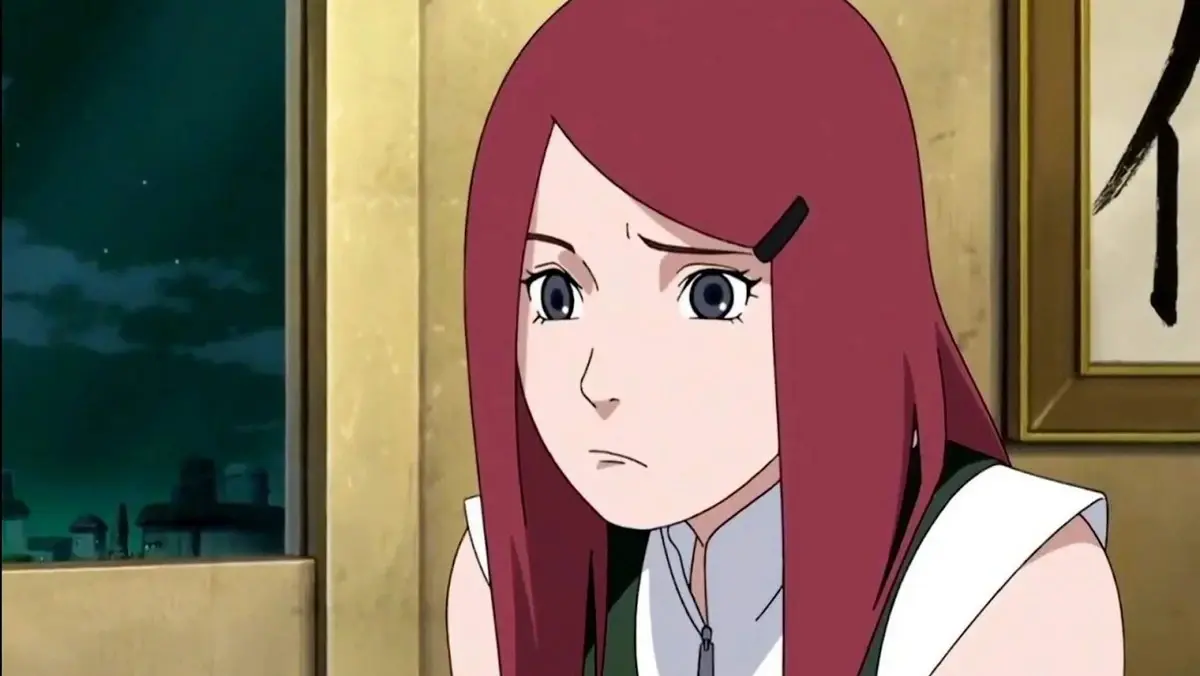 Image of Kushina pouting from Naruto: Shippuden