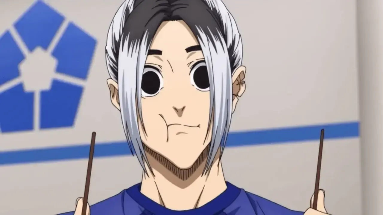 Gin Gagamaru as seen in the Blue Lock anime.