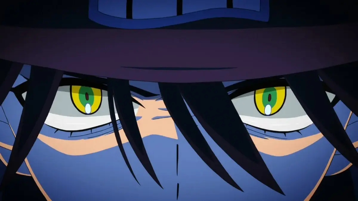 Image of Nyaan awakening her Newtype power from GQuuuuuuX