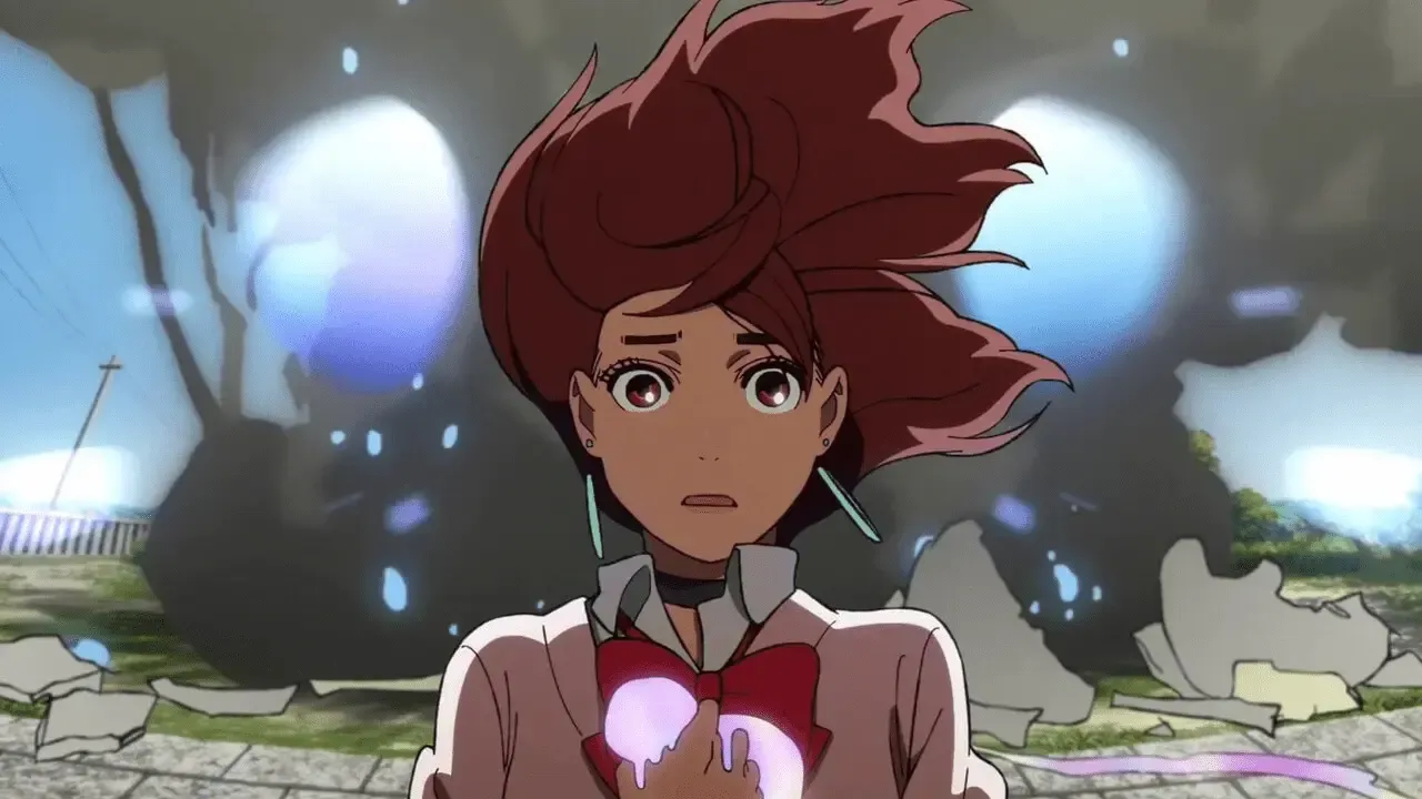 Momo as seen in the Dandadan anime.