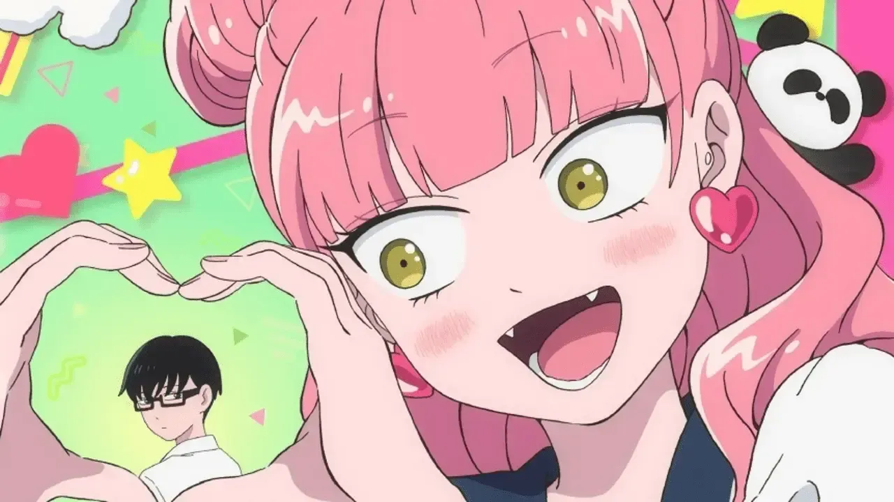 Suzuki and Tani, as seen in the anime's key visual.