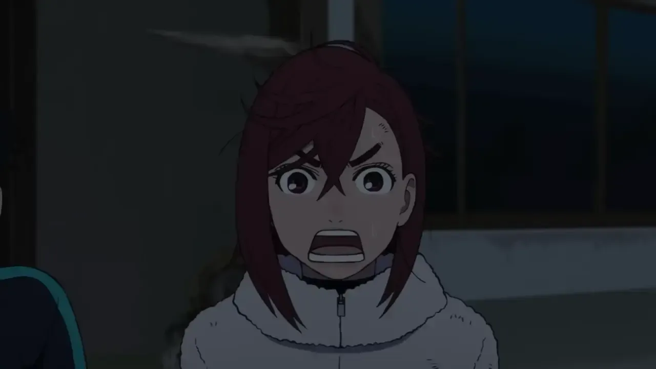 Momo uses her powers to control the Death Worm in Dandadan Chapter 197