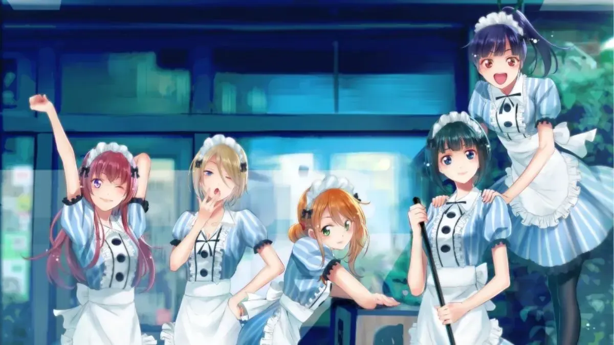 The Cafe Terrace and its Goddesses official illusration