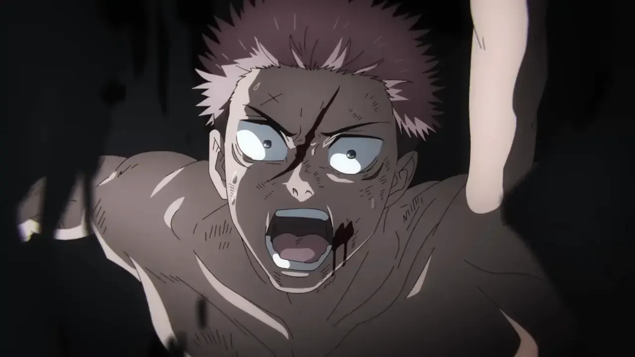 Itadori Yuji as seen in the movie trailer.