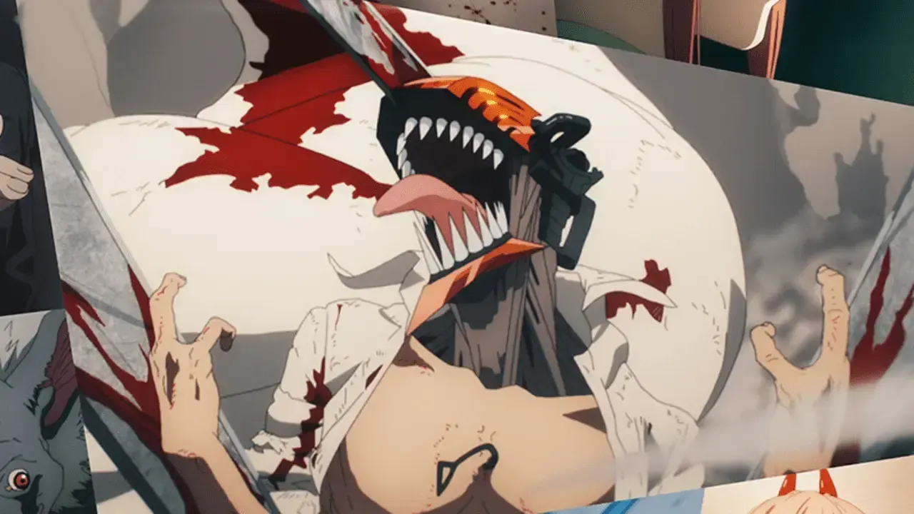 The Chainsaw Devil as seen in the new compilation film key visual.